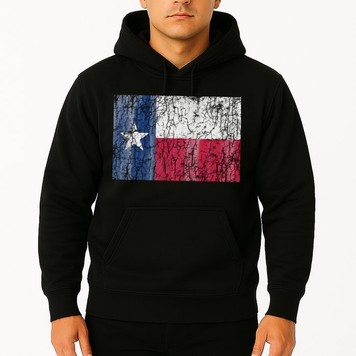 Patriotic Retro Flag Of Texas Hoodie