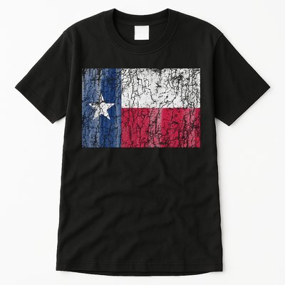 Patriotic Retro Flag Of Texas Tall T-Shirt