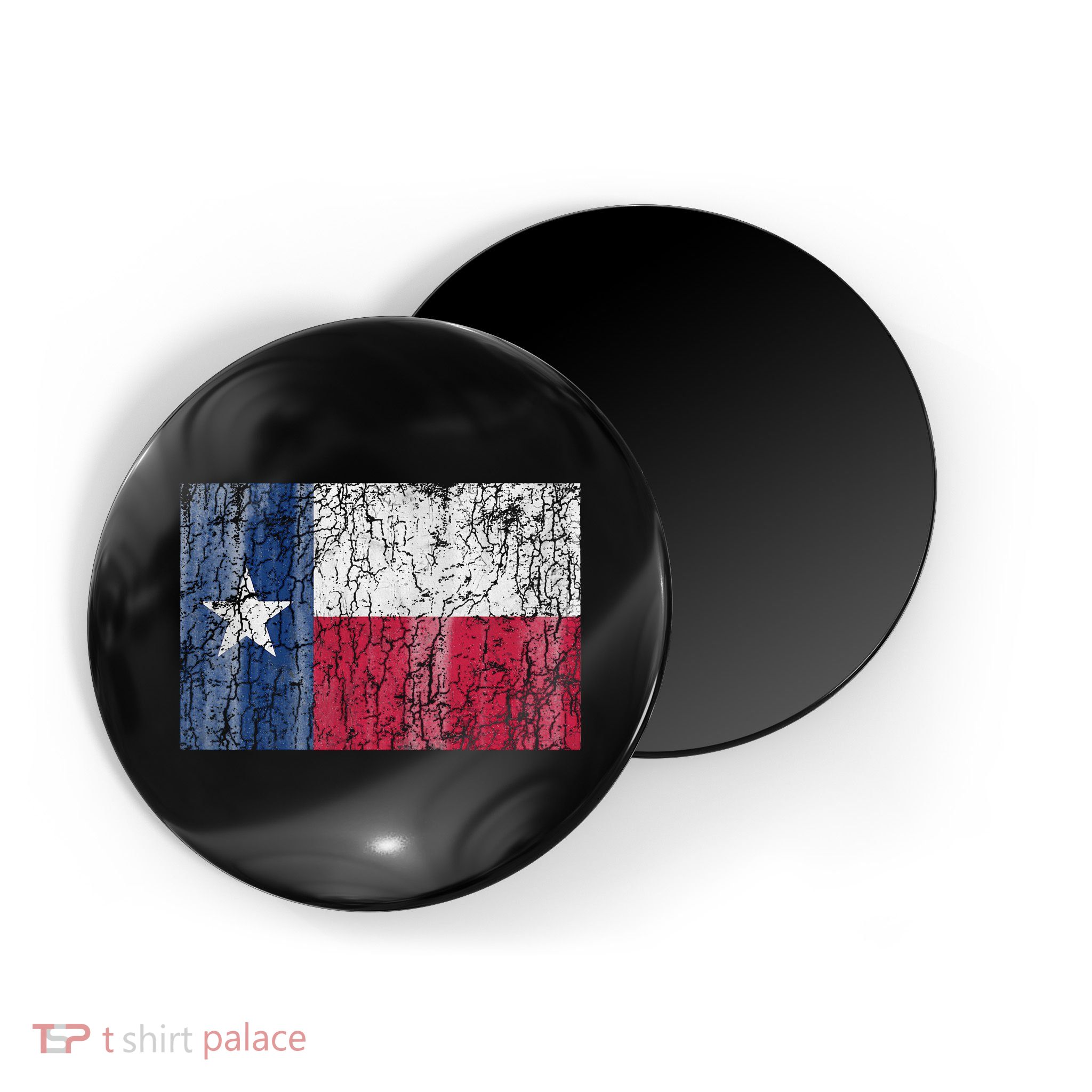 Patriotic Retro Flag Of Texas Magnet
