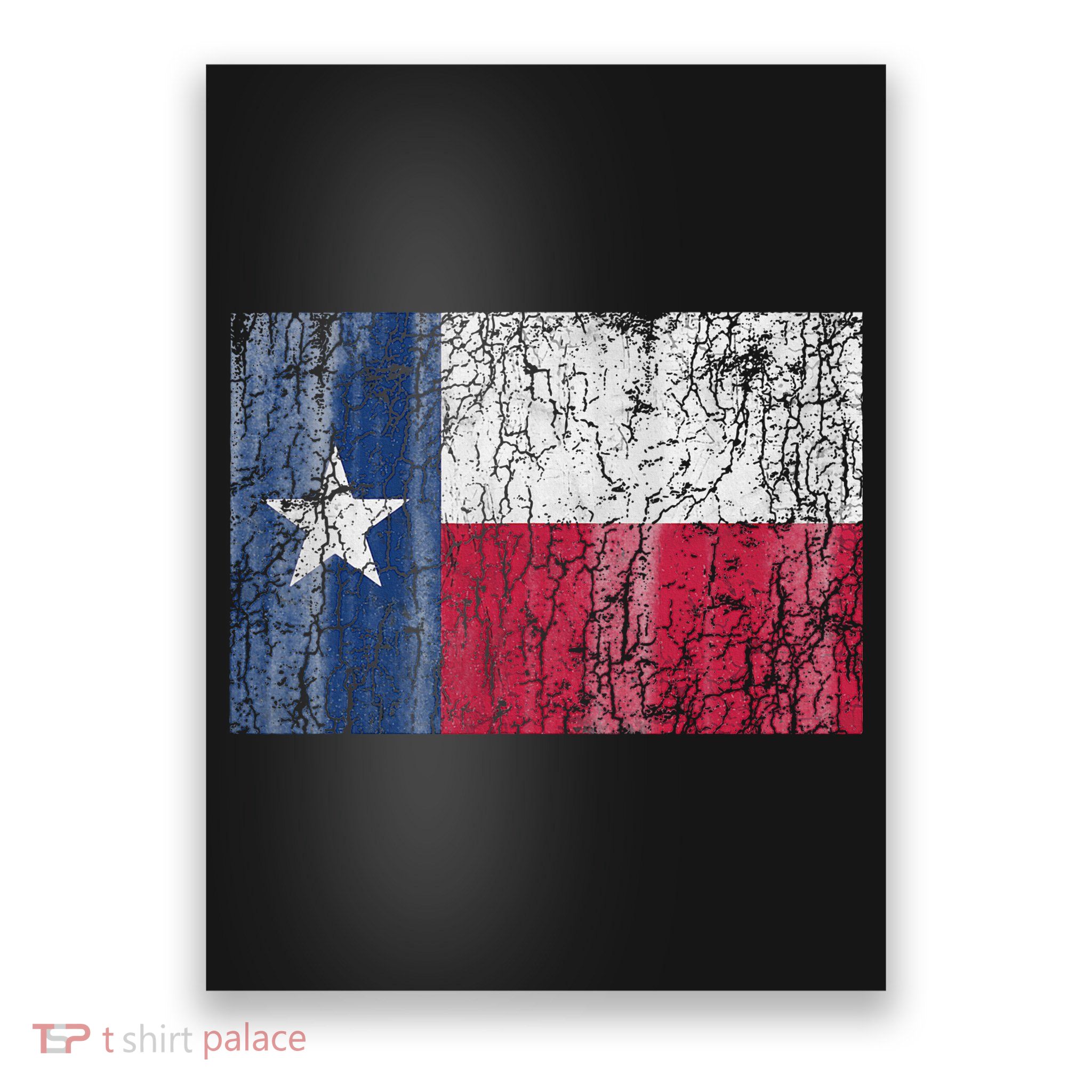 Patriotic Retro Flag Of Texas Poster