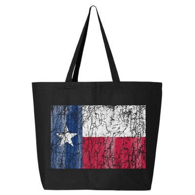 Patriotic Retro Flag Of Texas 25L Jumbo Tote