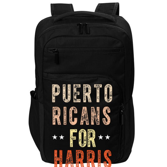 Puerto Ricans For Kamala Harris Puerto Rico Impact Tech Backpack