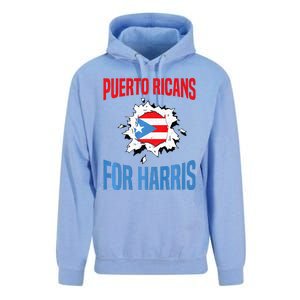 Puerto Ricans For Harris 2024 Puerto Rican Anti Trump Kamala Unisex Surf Hoodie