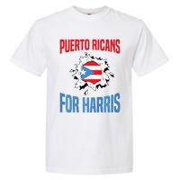 Puerto Ricans For Harris 2024 Puerto Rican Anti Trump Kamala Garment-Dyed Heavyweight T-Shirt