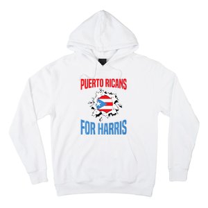 Puerto Ricans For Harris 2024 Puerto Rican Anti Trump Kamala Hoodie