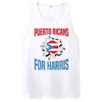 Puerto Ricans For Harris 2024 Puerto Rican Anti Trump Kamala PosiCharge Competitor Tank