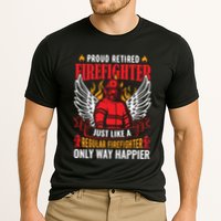 Proud Retired Firefighter Father's Day S Cooling Performance Crew T-Shirt