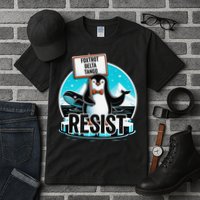 Penguin Resist Funny Foxtrots Deltas Tangos Tall T-Shirt
