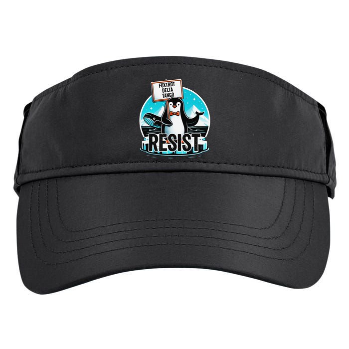 Penguin Resist Funny Foxtrots Deltas Tangos Adult Drive Performance Visor