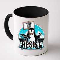Penguin Resist Funny Foxtrots Deltas Tangos Mug