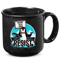 Penguin Resist Funny Foxtrots Deltas Tangos 15oz Campfire Ceramic Mug
