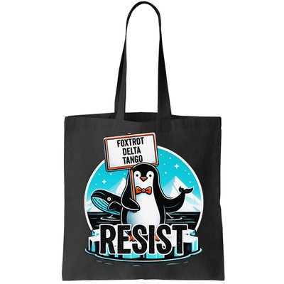 Penguin Resist Funny Foxtrots Deltas Tangos Bag