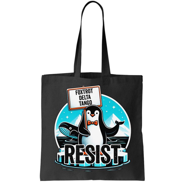 Penguin Resist Funny Foxtrots Deltas Tangos Bag
