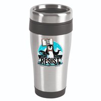 Penguin Resist Funny Foxtrots Deltas Tangos 16oz Travel Tumbler