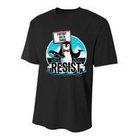 Penguin Resist Funny Foxtrots Deltas Tangos Youth Performance Sprint T-Shirt