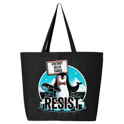 Penguin Resist Funny Foxtrots Deltas Tangos 25L Jumbo Tote