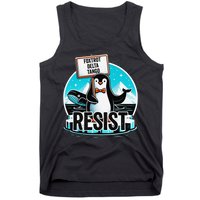 Penguin Resist Funny Foxtrots Deltas Tangos Tank Top