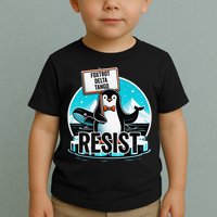 Penguin Resist Funny Foxtrots Deltas Tangos Toddler T-Shirt