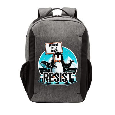 Penguin Resist Funny Foxtrots Deltas Tangos Vector Backpack