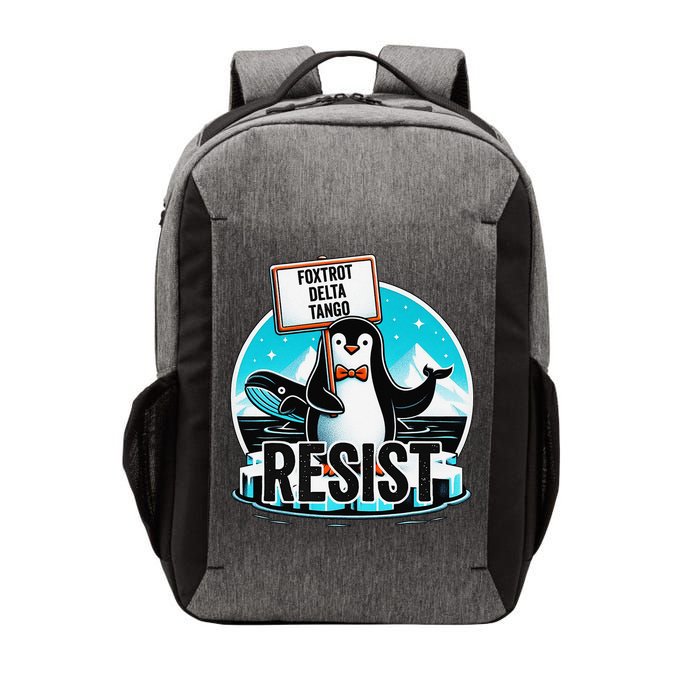 Penguin Resist Funny Foxtrots Deltas Tangos Vector Backpack