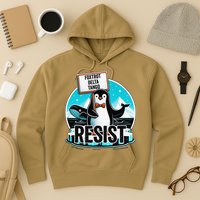 Penguin Resist Funny Foxtrots Deltas Tangos Hoodie