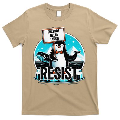 Penguin Resist Funny Foxtrots Deltas Tangos T-Shirt