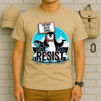 Penguin Resist Funny Foxtrots Deltas Tangos T-Shirt