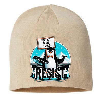 Penguin Resist Funny Foxtrots Deltas Tangos Sustainable Beanie