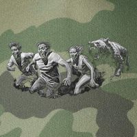 People Running From Bear Legacy Tie Dye Trucker Hat