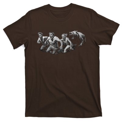 People Running From Bear T-Shirt