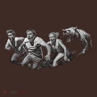 People Running From Bear T-Shirt