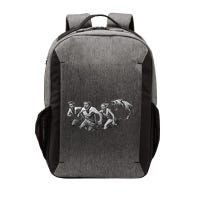 People Running From Bear Vector Backpack