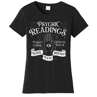 Psychic Readings Fortune Teller Chiromancy Palm Reading Women's T-Shirt