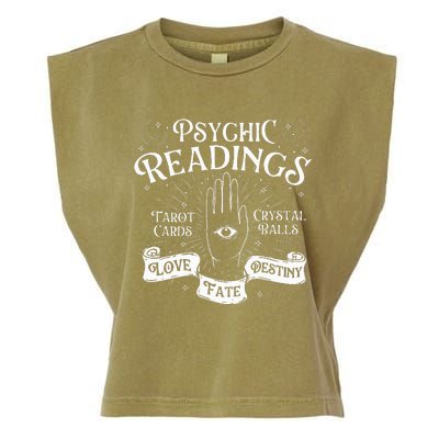 Psychic Readings Fortune Teller Chiromancy Palm Reading Garment-Dyed Women's Muscle Tee