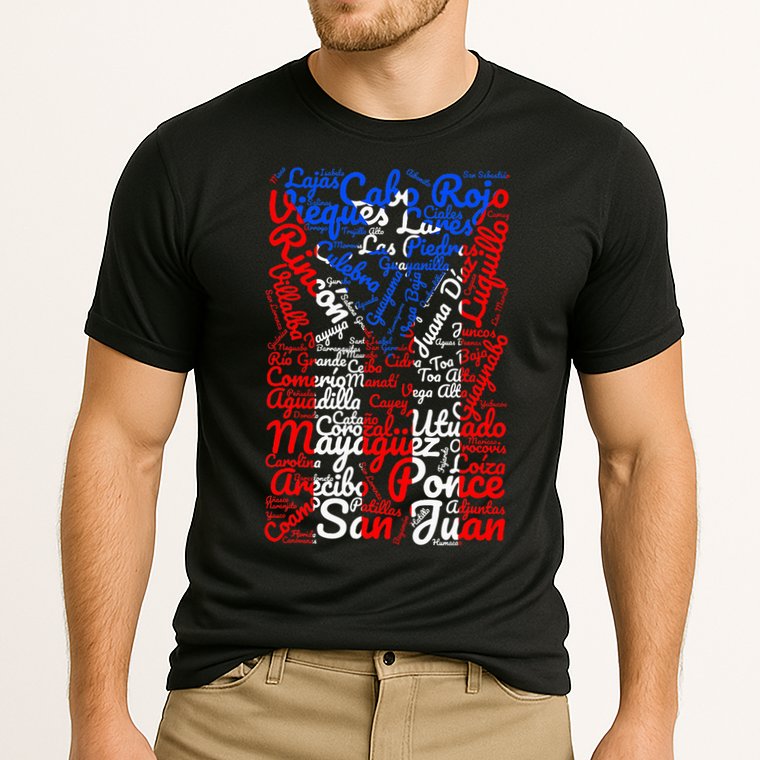 Puerto Rican Flag Towns And Cities Of Puerto Rico Cooling Performance Crew T-Shirt