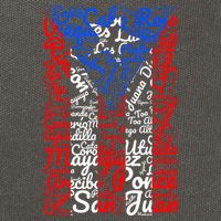 Puerto Rican Flag Towns And Cities Of Puerto Rico Cotton Canvas Backpack