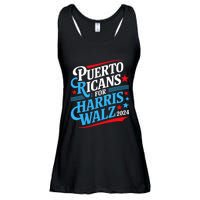 Puerto Ricans For Harris Walz Presidential Election 2024 Ladies Essential Flowy Tank