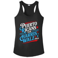 Puerto Ricans For Harris Walz Presidential Election 2024 Ladies PosiCharge Competitor Racerback Tank