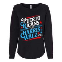 Puerto Ricans For Harris Walz Presidential Election 2024 Womens California Wash Sweatshirt