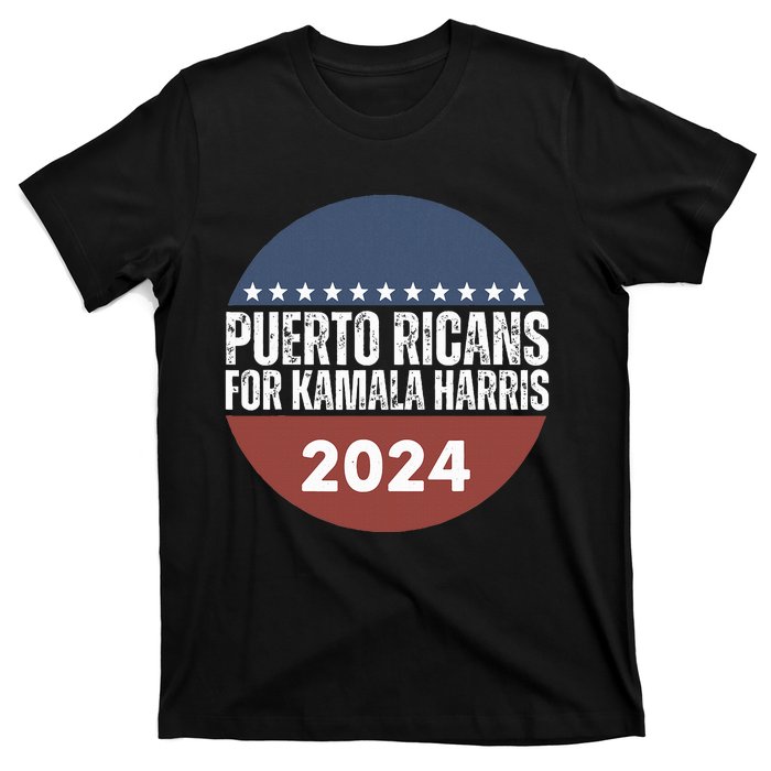 Puerto Ricans For Kamala Harris 2024 T-Shirt