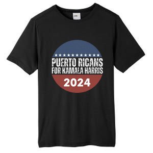 Puerto Ricans For Kamala Harris 2024 Tall Fusion ChromaSoft Performance T-Shirt