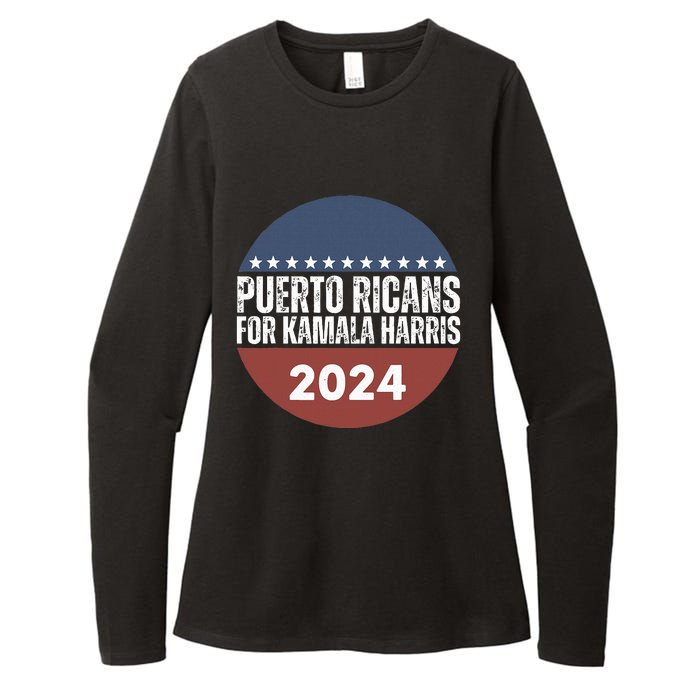 Puerto Ricans For Kamala Harris 2024 Womens CVC Long Sleeve Shirt