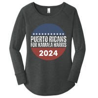 Puerto Ricans For Kamala Harris 2024 Women's Perfect Tri Tunic Long Sleeve Shirt