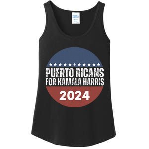 Puerto Ricans For Kamala Harris 2024 Ladies Essential Tank