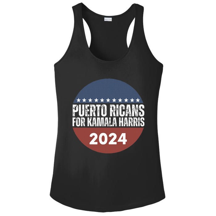 Puerto Ricans For Kamala Harris 2024 Ladies PosiCharge Competitor Racerback Tank