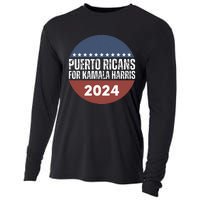 Puerto Ricans For Kamala Harris 2024 Cooling Performance Long Sleeve Crew