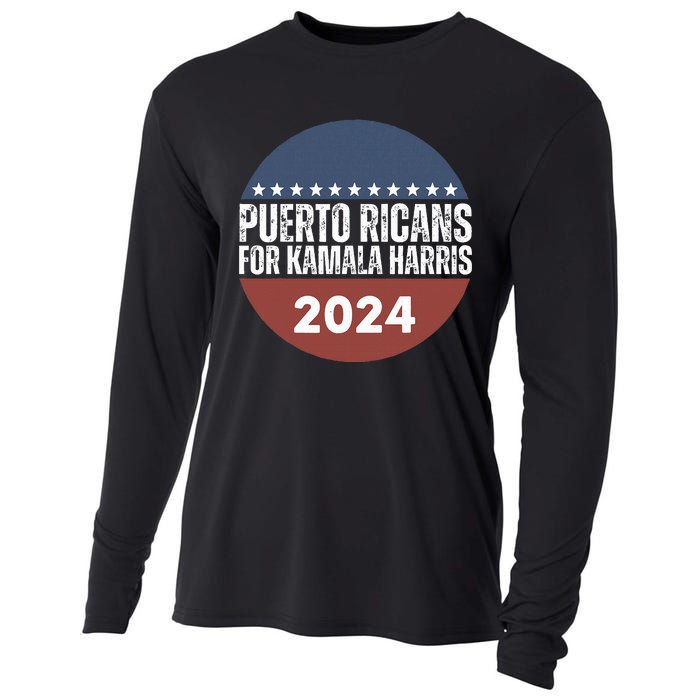 Puerto Ricans For Kamala Harris 2024 Cooling Performance Long Sleeve Crew