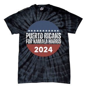 Puerto Ricans For Kamala Harris 2024 Tie-Dye T-Shirt