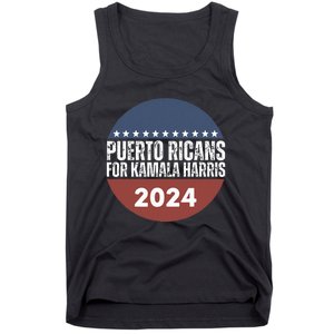 Puerto Ricans For Kamala Harris 2024 Tank Top