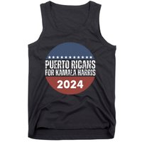 Puerto Ricans For Kamala Harris 2024 Tank Top